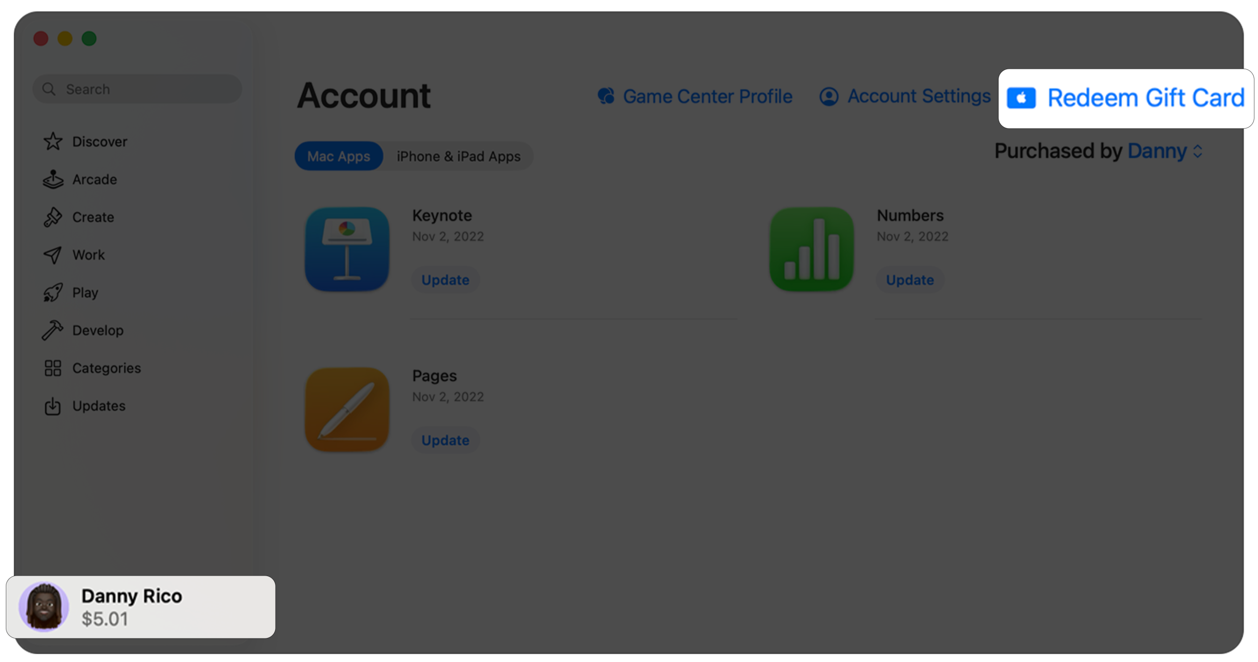آموزش استفاده از گیفت کارت اپل در آیفون، آیپد، مک و ویندوز 2 آموزش وارد کردن گیفت کارت اپل در کامپیوترهای مک