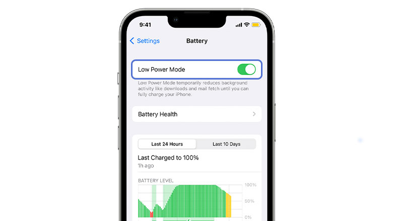 فعال کردن حالت Low Power در گوشی آیفون
